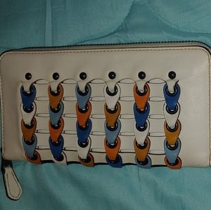 Coach accordion link wallet